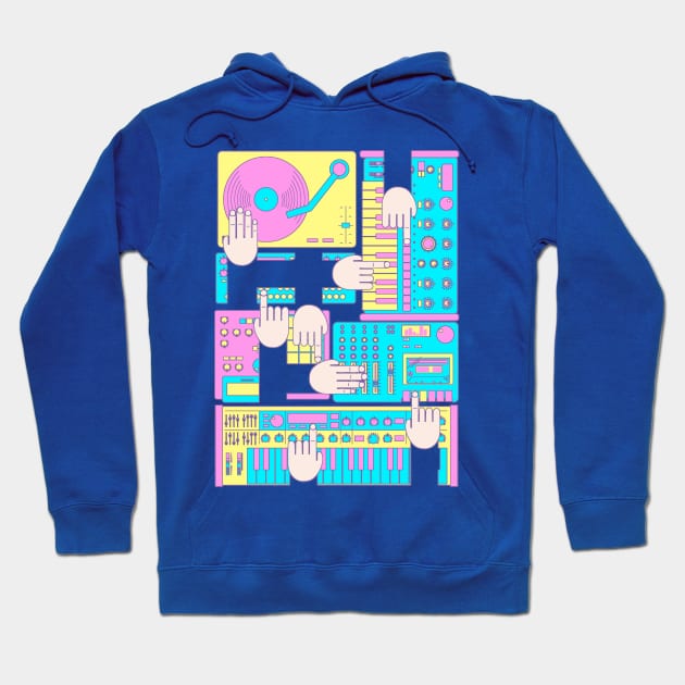 Music producer Electronic musician Beatmaker Hoodie by Mewzeek_T